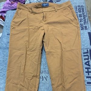 Tan women pants.